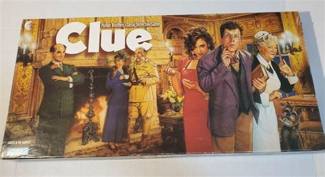 Clue - Parker Brothers Vintage Classic Detective Board Game 1996 ...