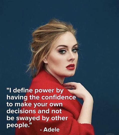 Very inspirational quote by famous singer Adele (With images ...