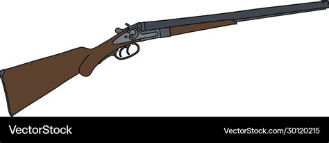 How To Draw A Double Barrel Shotgun