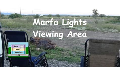 Marfa Lights Viewing Area - YouTube