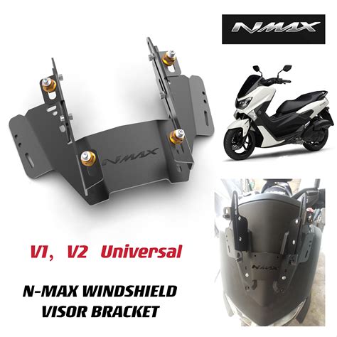 Top 1 Set Yamaha Nmax V1 V2 Universal Windshield Visor Bracket With ...