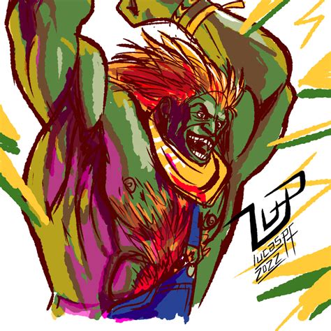 BLANKA SF6 - Sketch by lucaspflp on DeviantArt