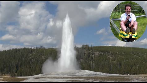 Old Faithful Geyser - Yellowstone National Park (HD) - YouTube