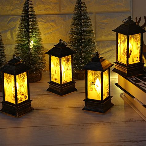 3Pcs LED Candle Light Christmas Tree Hanging LED Tea light Snowman ...