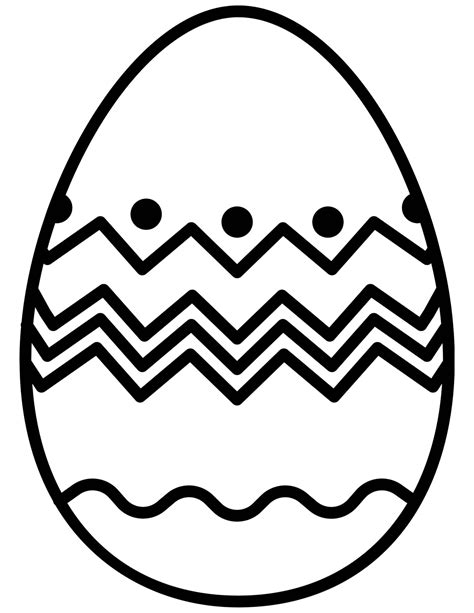 Coloring Pages Easter Eggs To Decorate at netadalynblog Blog