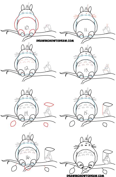 How to Draw Totoro from My Neighbor Totoro – Easy Step by Step Drawing ...