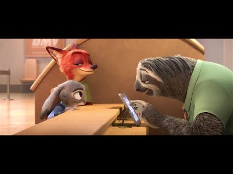 Zootopia Sloth Scene Youtube - dream-inuyasha