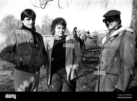 Sam Neill, Lisa Harrow and producer Harvey Bernhard, on-set of the film ...