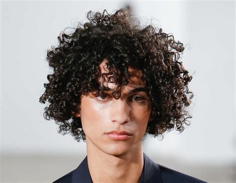 The top curly hairstyles from the men's runway