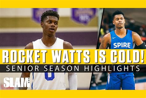 Rocket Watts Is COLD! 😱 | Senior Season Highlights