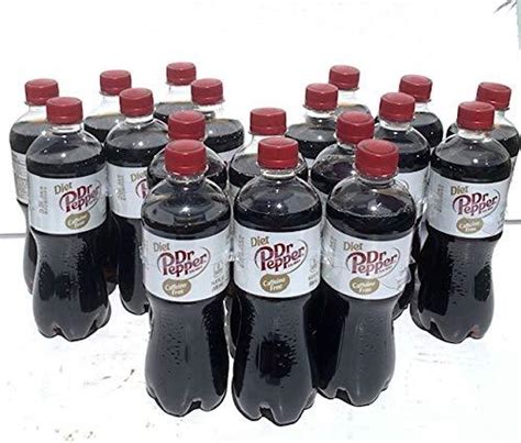 Diet Dr Pepper Caffeine Free Plastic 24 pack of 16.9 Fl Oz Bottles ...