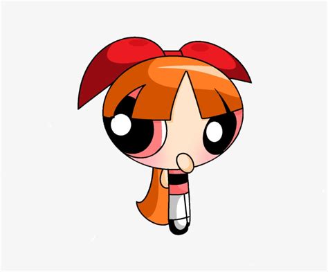 Power Puff Girls Blossom - Angry Blossom Powerpuff Girl PNG Image ...