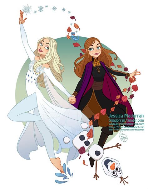 ArtStation - Fan Art - Elsa and Anna