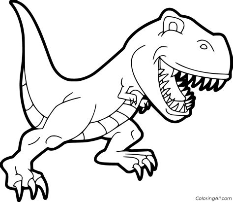 Free Printable Coloring Pages Of T Rex - Printable Form, Templates and ...