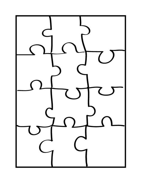 Printable Blank Puzzle - ClipArt Best