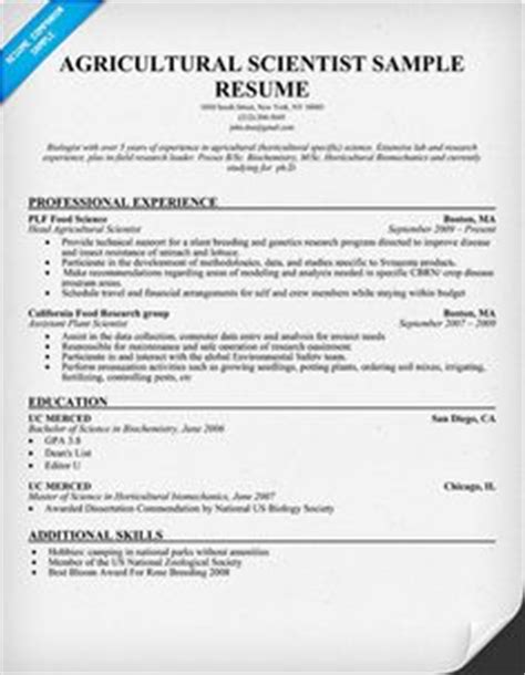 Agriculture Resume Help...will come in handy when I graduate from EKU ...