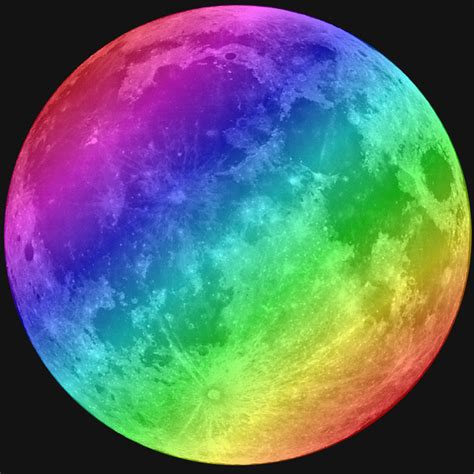 Colorful Moon by Brainiac1310 on DeviantArt