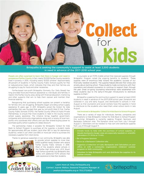 News Article: Collect for Kids - Britepaths