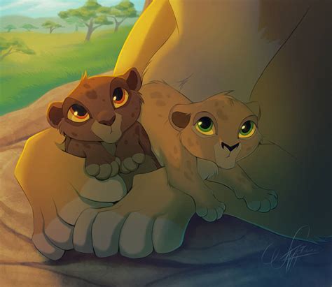 Kovu's and Kiara's cubs by AngelDalet on DeviantArt