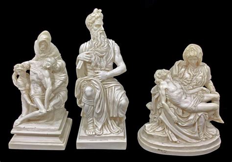 Lot - (3) Classic Figure A. Santini Italian Sculptures