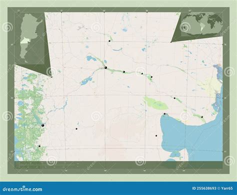 Rio Negro, Argentina. OSM. Major Cities Stock Illustration ...