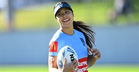 Women's State of Origin 2023, Game Two, NSW Sky Blues, Tiana Penitani ...