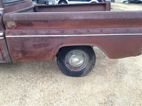 65 CHEVY SHORT BED PICKUP TRUCK AND TRAILER LOAD OF PARTS WITH GOOD TITLE