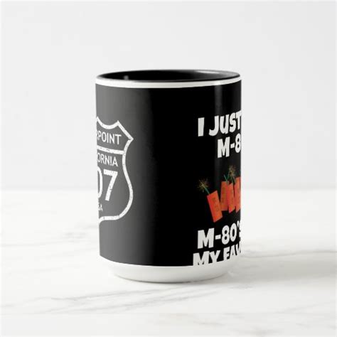 M-80 Firework Favorite M80 Firecracker Mug | Zazzle