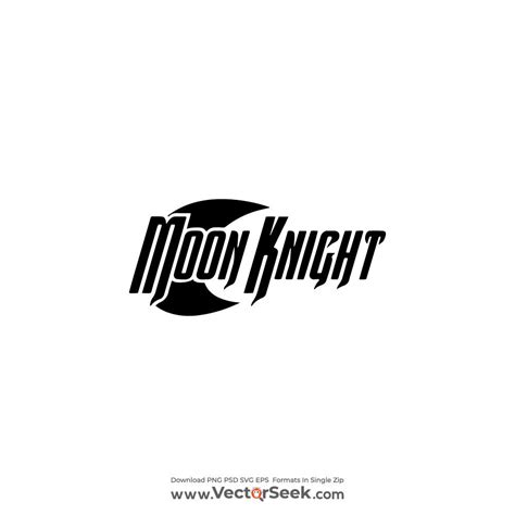 Moon Knight Black Logo Vector - (.Ai .PNG .SVG .EPS Free Download)