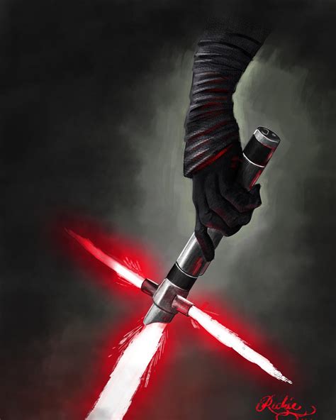 Kylo Ren's Lightsaber by RichieMontez on DeviantArt