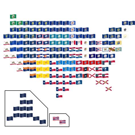 United States Emoji Flag Map Quiz - By ryan14