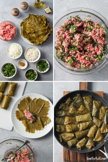 Homemade Dolma {Stuffed Grape Leaves} - Belly Full