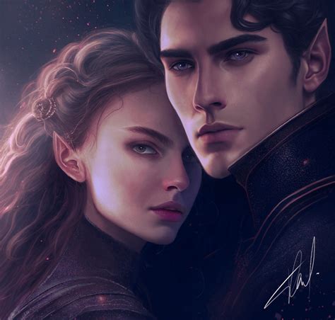 Gwyn and Azriel by me (@diamonata.art) : r/acotar