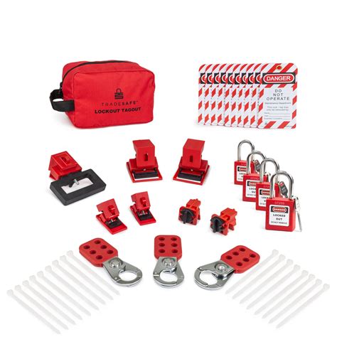 Buy TRADESAFE Breaker Lockout Tagout Electrical Loto Kit, 120/277V to ...