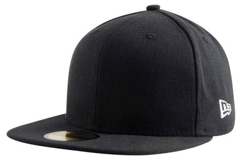 Plain / Blank Black New Era 9FIFTY Snapback Hat with