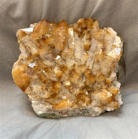 Citrine Quartz Crystal Cluster - The Dinosaur Store & Museum