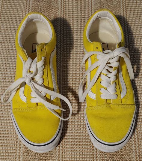 VANS Old Skool Sk8 Yellow Low-top Clean Sneakers Unis… - Gem