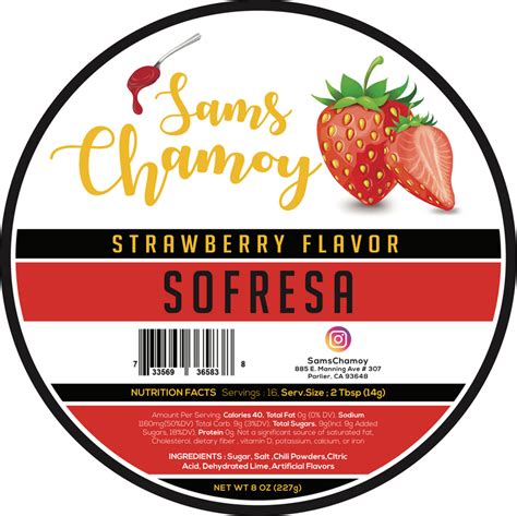 Sam's Chamoy Flavor: SoFresa - Samschamoy