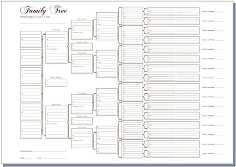 Basic Ancestry Forms For Free Printable - Printable Forms Free Online