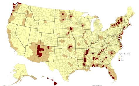 North American Population Map