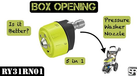 Ryobi 5-in-1 3,300 PSI Gas and Electric Pressure Washer Nozzle ...