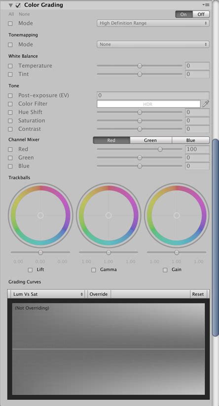 【Unity】Color Gradingで画面の色調を補正【Post-Processing】 │ エクスプラボ