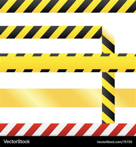 Caution tape Royalty Free Vector Image - VectorStock