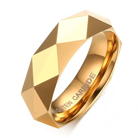 Aliexpress.com : Buy Fashion Tungsten Ring Wedding Bands Ring Geometric ...