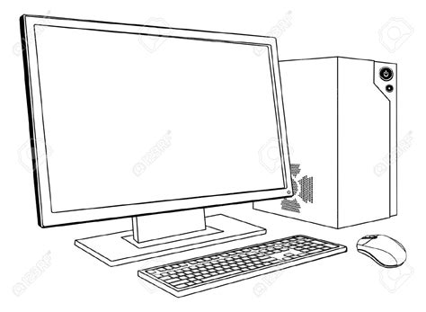 computer black and white clipart 20 free Cliparts | Download images on ...