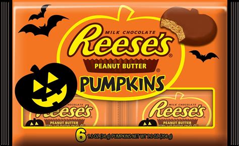 Reese's, Halloween Pumpkins Peanut Butter Cups, 7.2 Oz., 6 Count ...