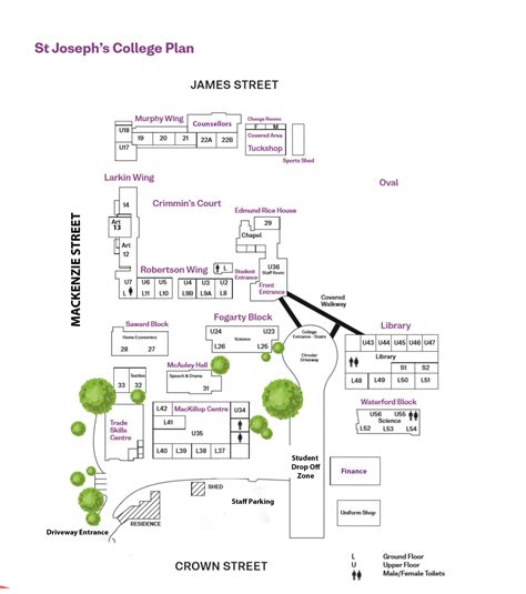 Campus Map - St Joseph's College