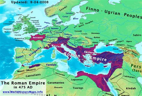 The Roman Empire - World History Maps