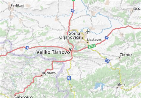 MICHELIN Veliko Tarnovo map - ViaMichelin