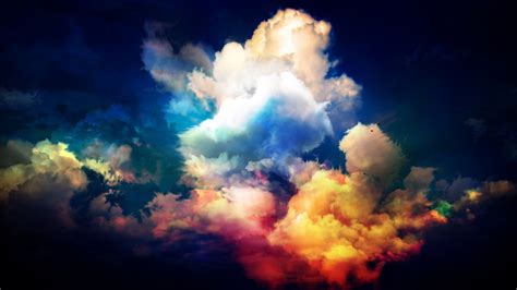 Rainbow Clouds Wallpaper - WallpaperSafari